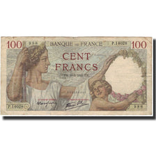 Frankrijk, 100 Francs, Sully, 1940-08-16, TB, Fayette:26.36, KM:94