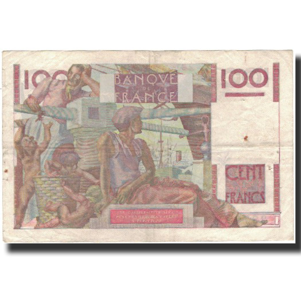 Francia, 100 Francs, Jeune Paysan, 1946-11-21, MB+, Fayette:28.11, KM:128a