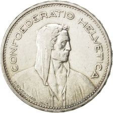 SWITZERLAND, 5 Francs, 1940, Bern, KM #40, EF(40-45), Silver, 31.45, 15.01