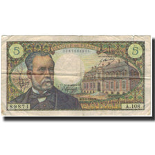 Francia, 5 Francs, Pasteur, 1969-06-05, B+, Fayette:61.10, KM:146b