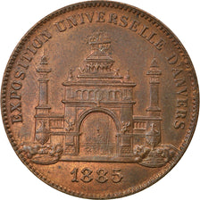 Belgium, Token, Exposition Universelle d'Anvers, 1885, Wiener, AU(50-53), Copper