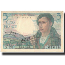 Francia, 5 Francs, Berger, 1945-04-05, MBC+, Fayette:5.6, KM:98a
