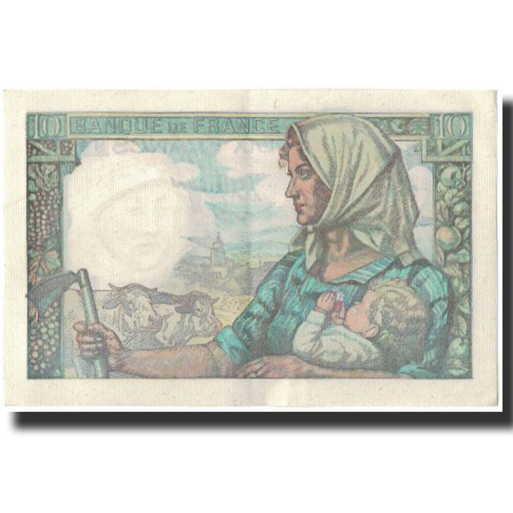 France, 10 Francs, Mineur, 1943-01-14, SUP, Fayette:8.7, KM:99b