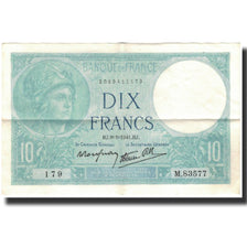 Francia, 10 Francs, Minerve, 1941-01-09, BB, Fayette:7.27, KM:84