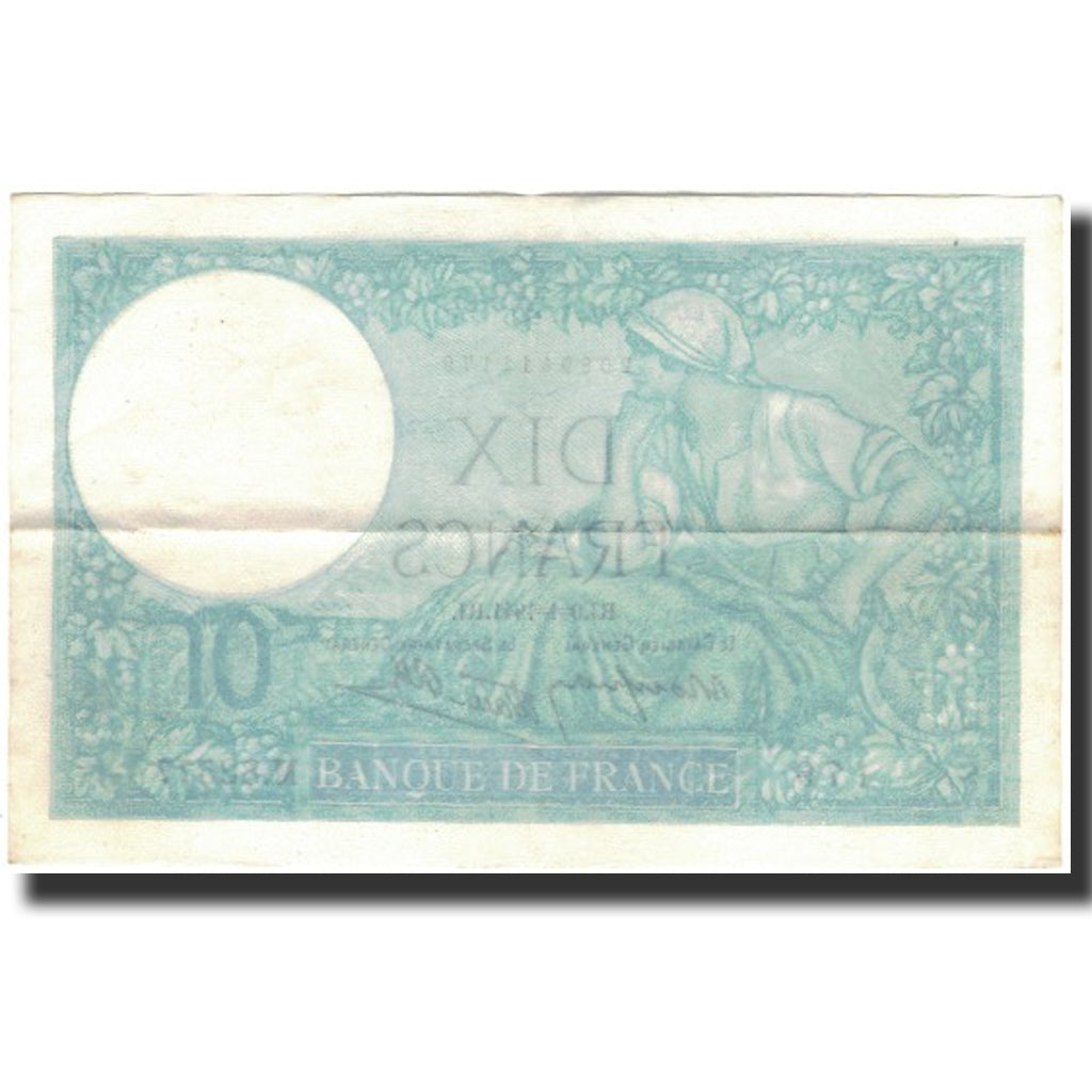 Francia, 10 Francs, Minerve, 1941-01-09, BB, Fayette:7.27, KM:84