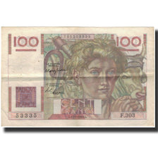 Frankreich, 100 Francs, Jeune Paysan, 1949-02-17, S+, Fayette:28.22, KM:128b