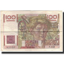 France, 100 Francs, Jeune Paysan, 1949-05-19, VF(30-35), Fayette:28.24, KM:128b