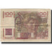 Francja, 100 Francs, Jeune Paysan, 1950-10-12, VF(20-25), Fayette:28.27, KM:128c