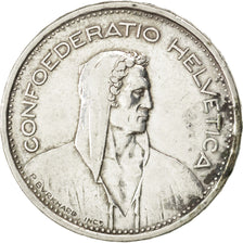 SWITZERLAND, 5 Francs, 1954, Bern, KM #40, EF(40-45), Silver, 31.45, 15.00
