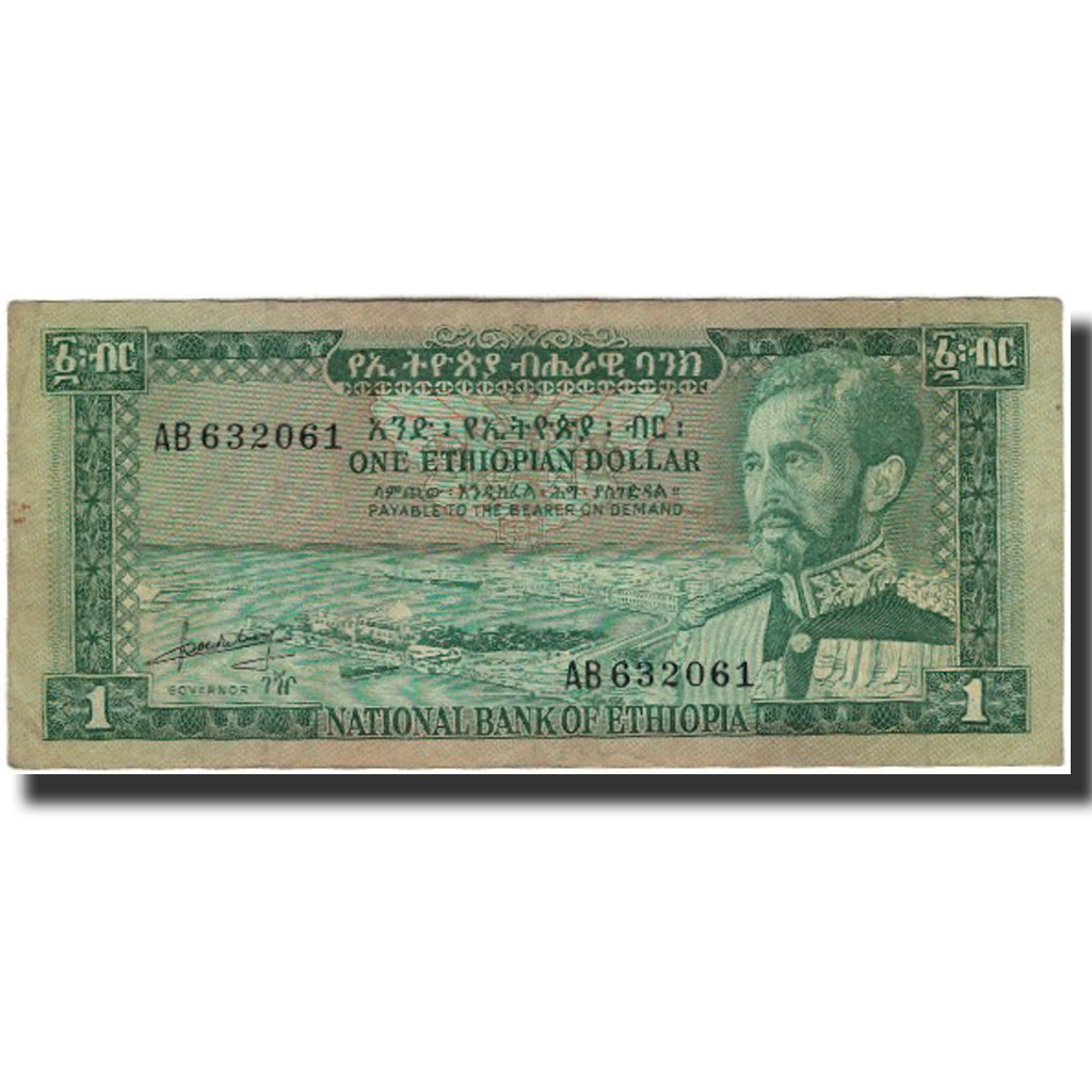 Billete, 1 Dollar, Etiopía, KM:25a, BC