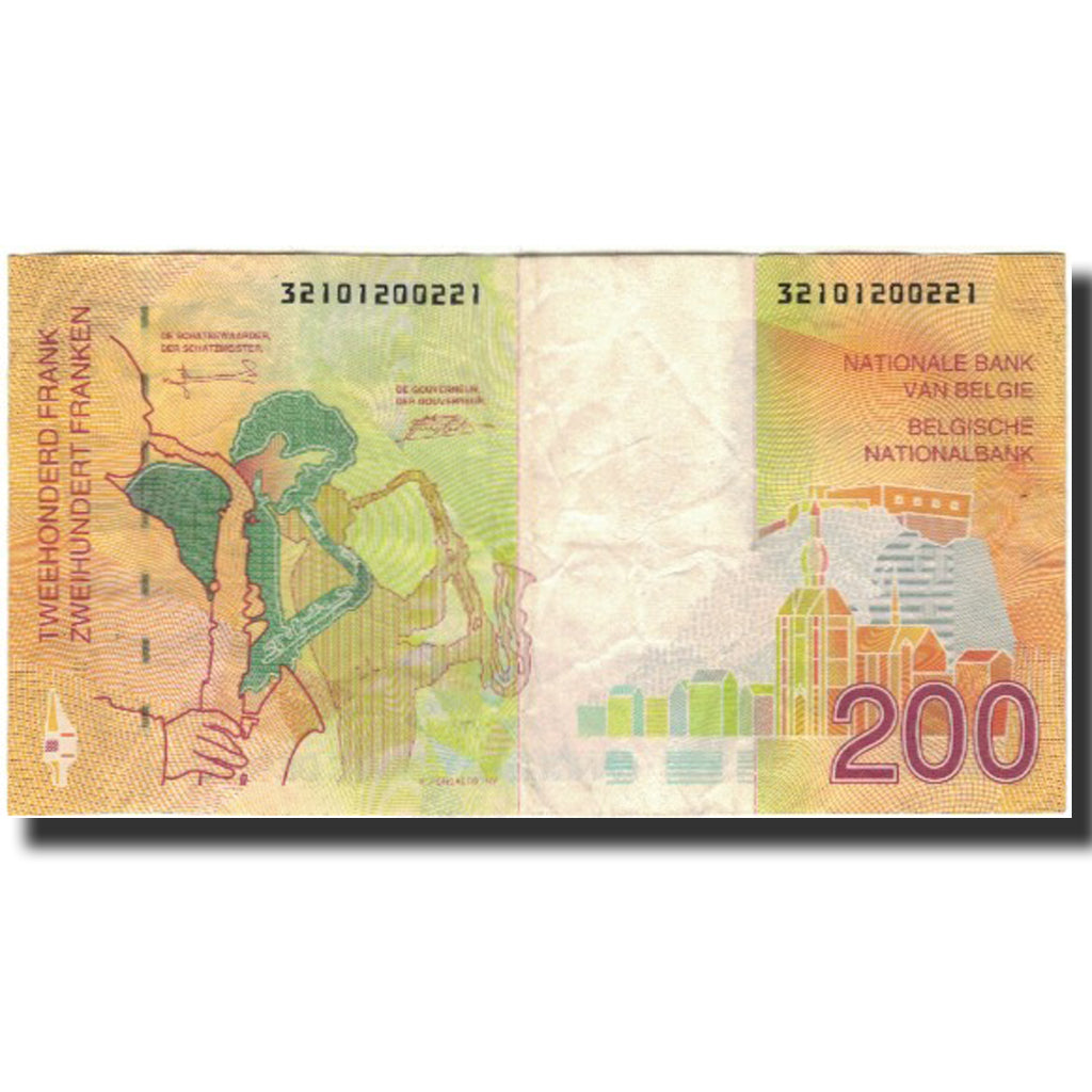 Banknote, Belgium, 200 Francs, KM:148, VF(30-35)