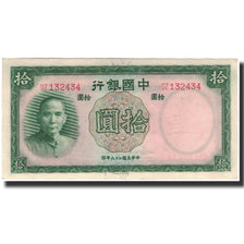 Banknote, China, 10 Yüan, 1937, KM:81, AU(55-58)