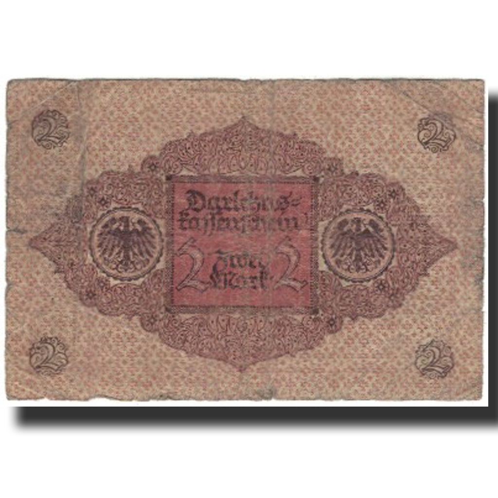 Biljet, Duitsland, 2 Mark, 1920, KM:59, B