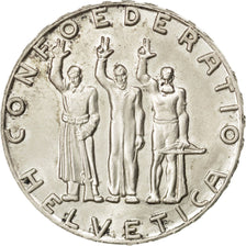 SWITZERLAND, 5 Francs, 1941, Bern, KM #44, AU(55-58), Silver, 31, 14.98