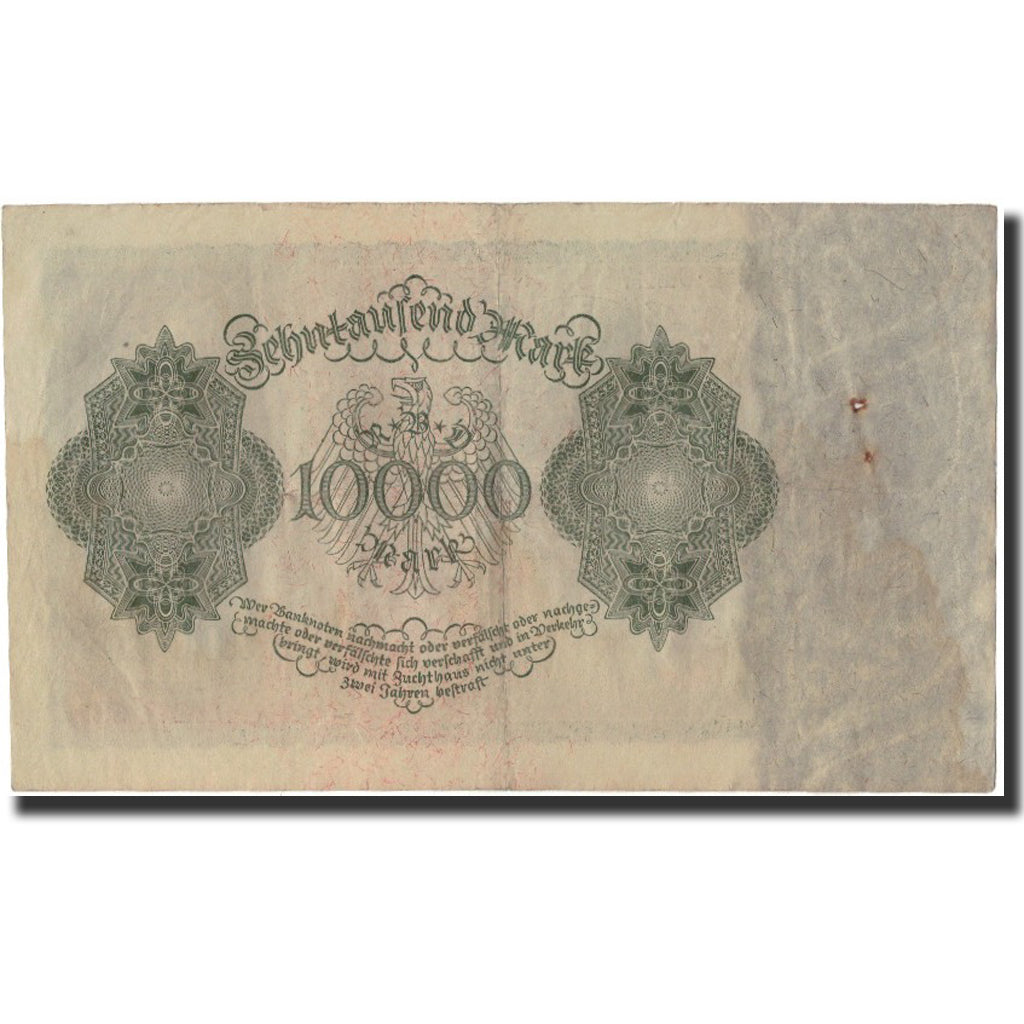 Geldschein, Deutschland, 10,000 Mark, 1922, KM:71, S+
