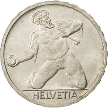 SWITZERLAND, 5 Francs, 1944, Bern, KM #45, AU(55-58), Silver, 31, 15.03
