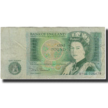 Banknote, Great Britain, 1 Pound, KM:377b, F(12-15)