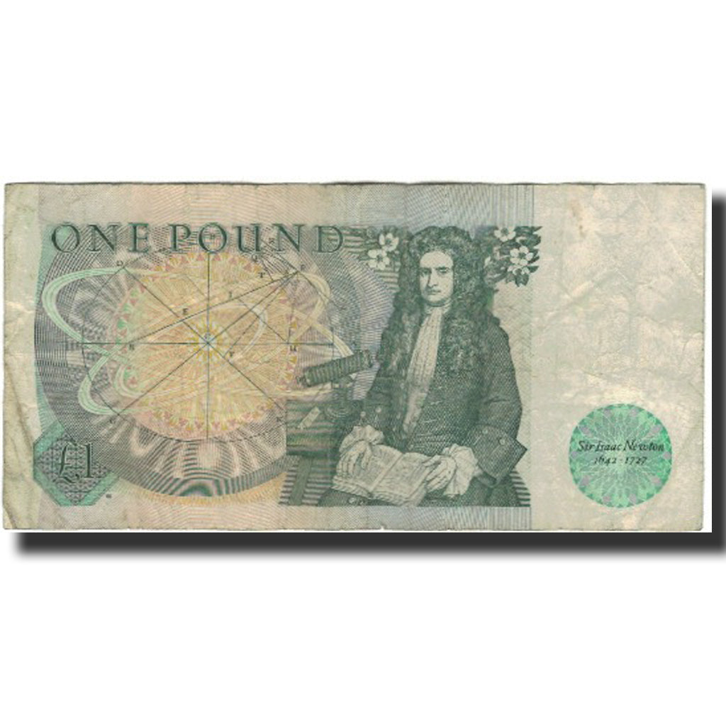 Banknote, Great Britain, 1 Pound, KM:377b, F(12-15)