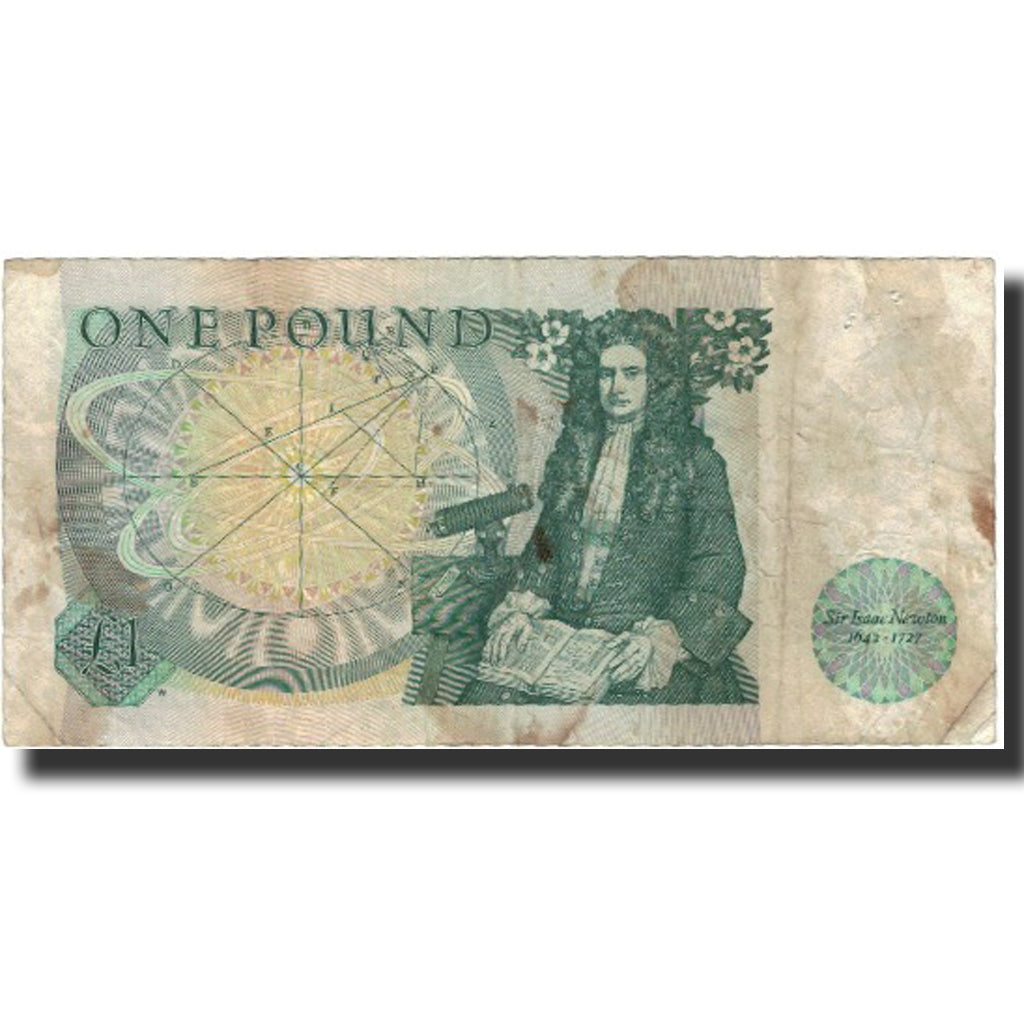 Banknote, Great Britain, 1 Pound, KM:377b, F(12-15)