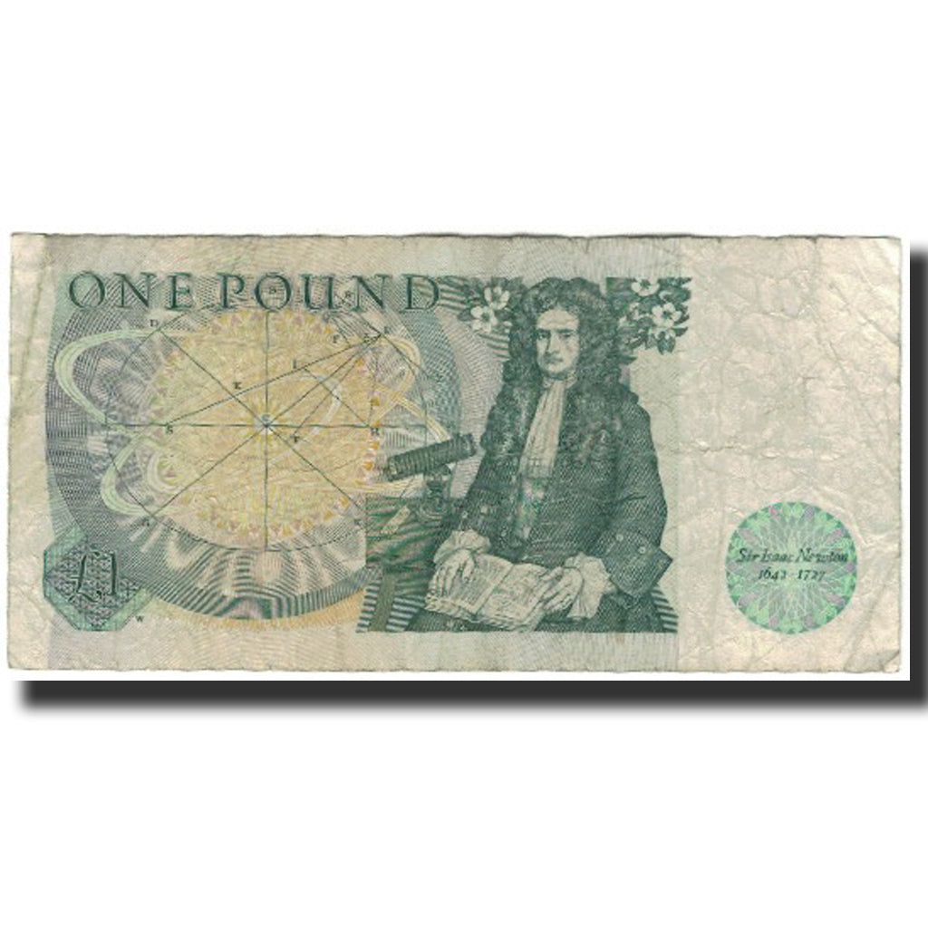 Banknote, Great Britain, 1 Pound, KM:377b, F(12-15)