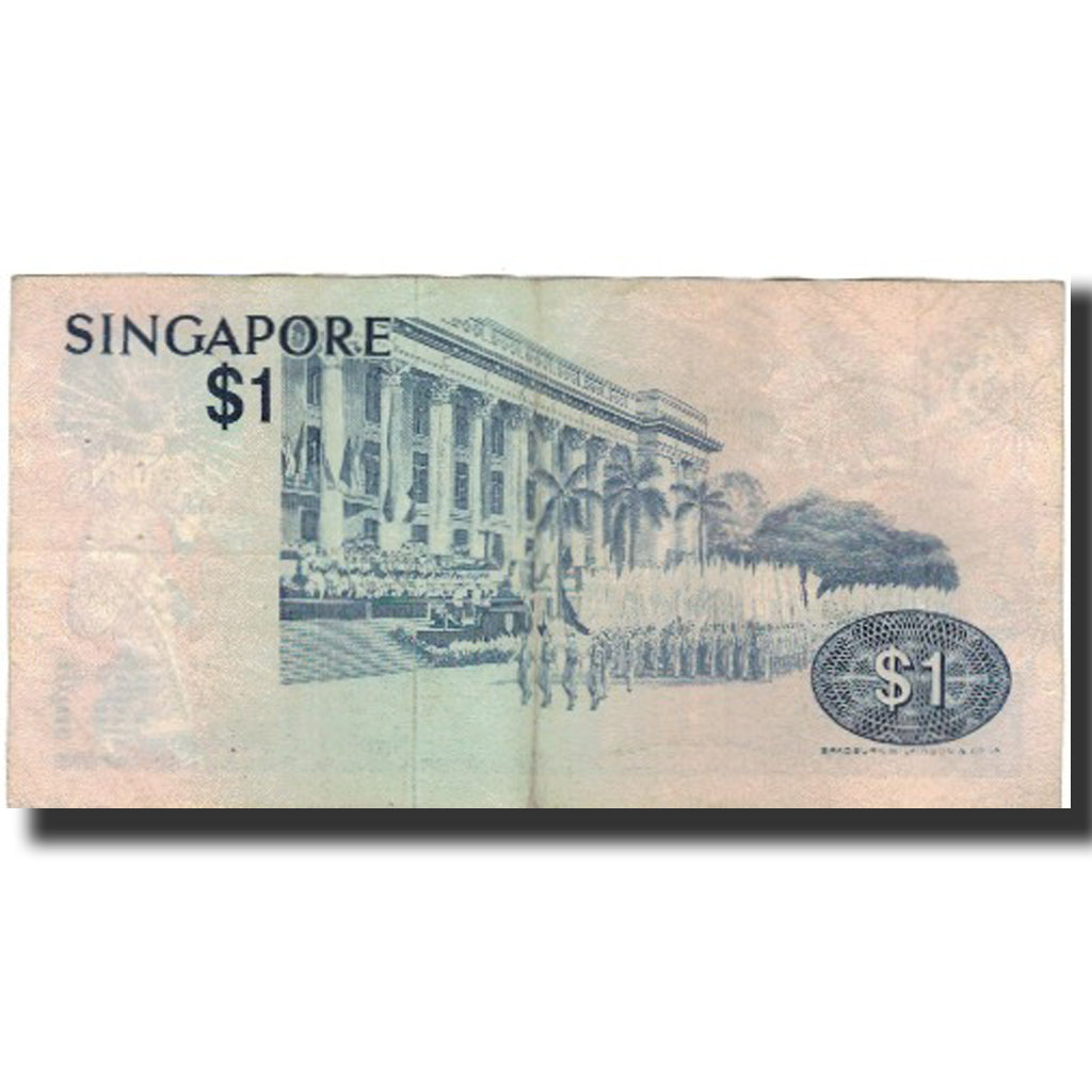 Banknote, Singapore, 1 Dollar, KM:9, VF(30-35)