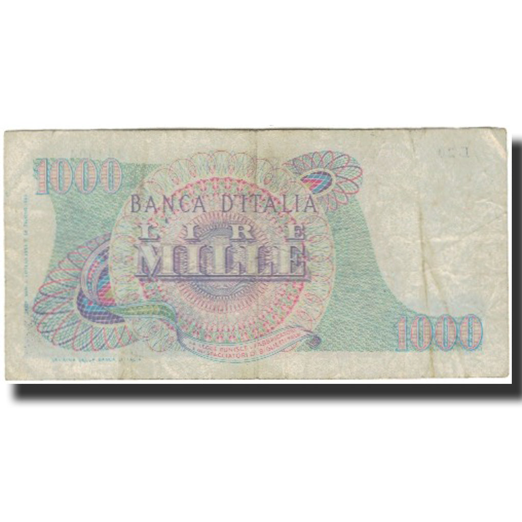 Banknote, Italy, 1000 Lire, KM:96b, VF(20-25)