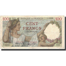 Frankreich, 100 Francs, Sully, 1940-08-01, S+, Fayette:26.34, KM:94