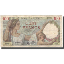 Frankrijk, 100 Francs, Sully, 1942-04-02, TB, Fayette:26.69, KM:94