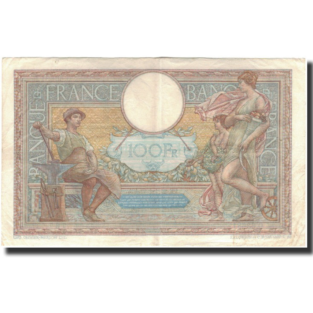 Frankrijk, 100 Francs, Luc Olivier Merson, 1939-01-26, TB+, Fayette:25.40