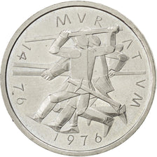 SWITZERLAND, 5 Francs, 1976, KM #54, AU(55-58), Copper-Nickel, 31.45, 13.22