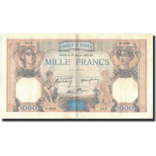 França, 1000 Francs, Cérès et Mercure, 1940-02-29, EF(40-45), Fayette:38.43