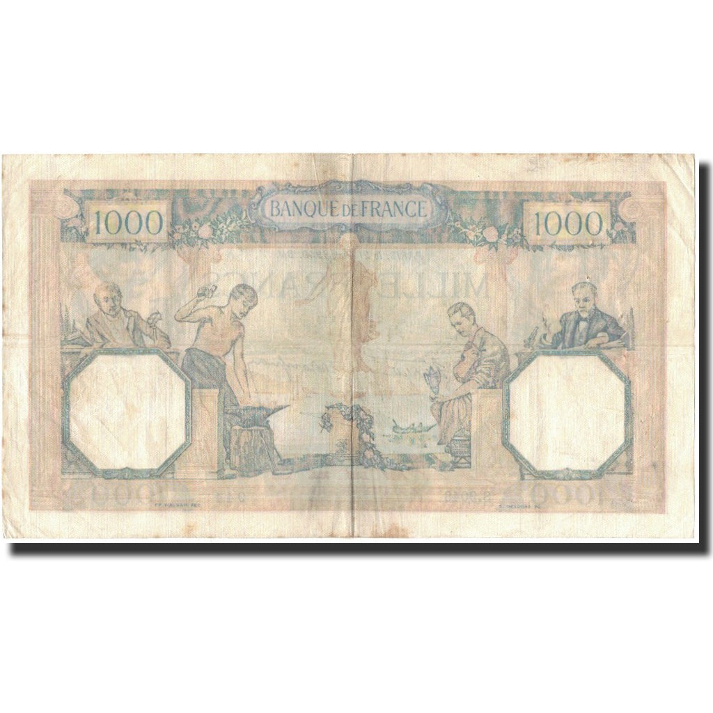 Frankrijk, 500 Francs, Cérès et Mercure, 1940-03-21, TB+, Fayette:38.44