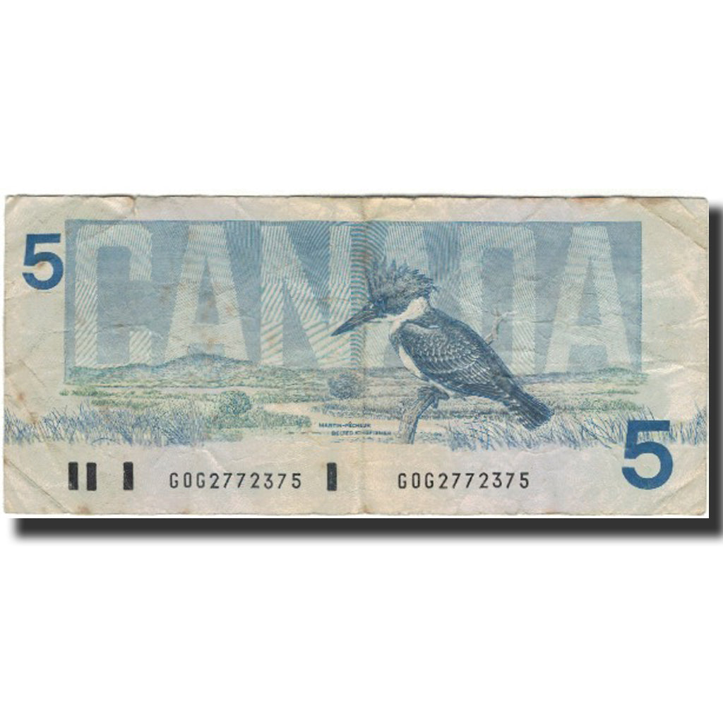 Biljet, Canada, 5 Dollars, 1986, KM:95c, TB