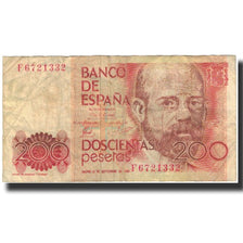 Banknote, Spain, 200 Pesetas, 1980-09-16, KM:156, VF(20-25)