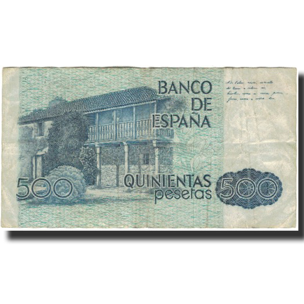 Banknote, Spain, 500 Pesetas, 1979-10-23, KM:157, VF(30-35)