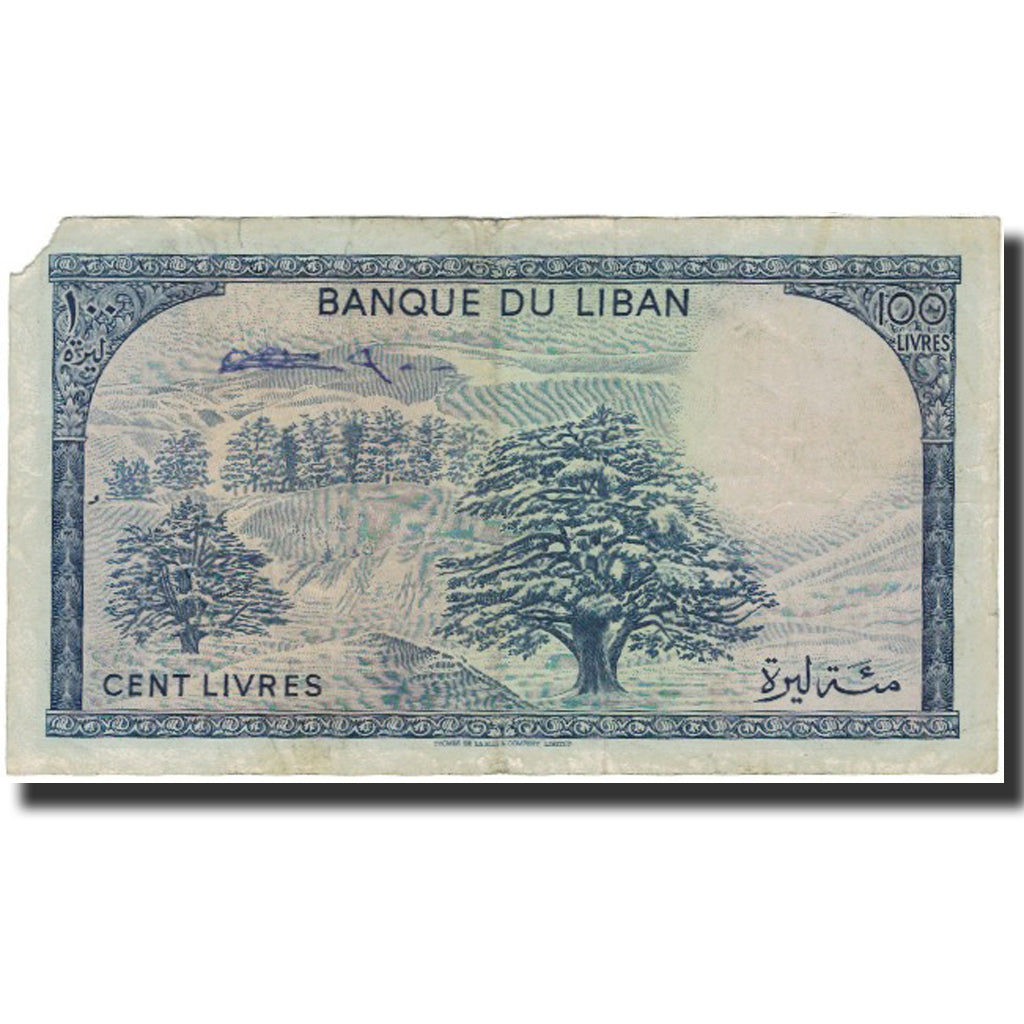 Banknote, Lebanon, 100 Livres, KM:66b, F(12-15)