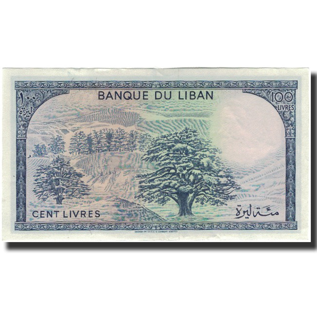 Banknote, Lebanon, 100 Livres, KM:66b, AU(55-58)