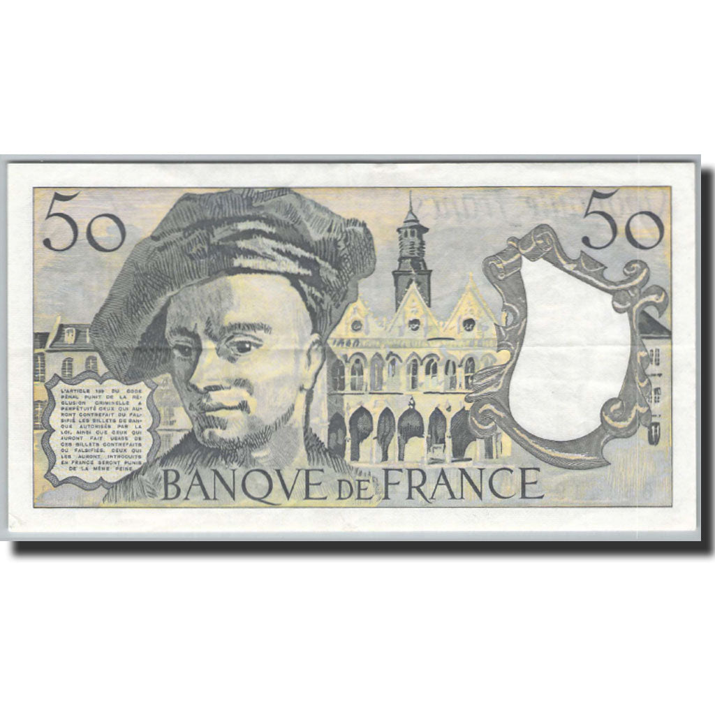 Francia, 50 Francs, 50 F 1976-1992 ''Quentin de La Tour'', 1976