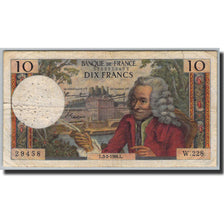 France, 10 Francs, 10 F 1963-1973 ''Voltaire'', 1963, 1966-02-03