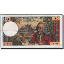 Banknote, France, 10 Francs, 10 F 1963-1973 ''Voltaire'', 1963