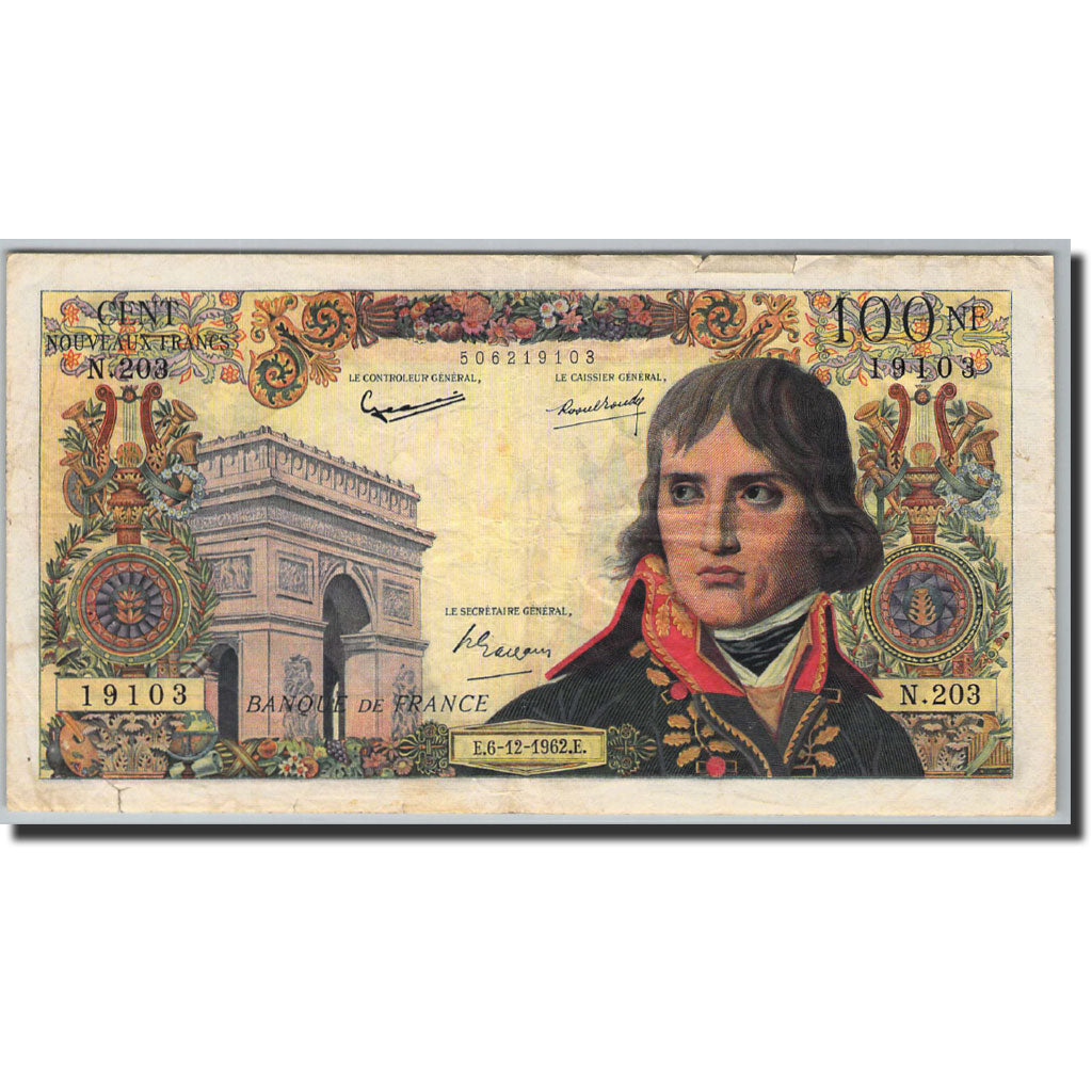Frankreich, 100 Nouveaux Francs, 100 NF 1959-1964 ''Bonaparte'', 1959, G.Gouin