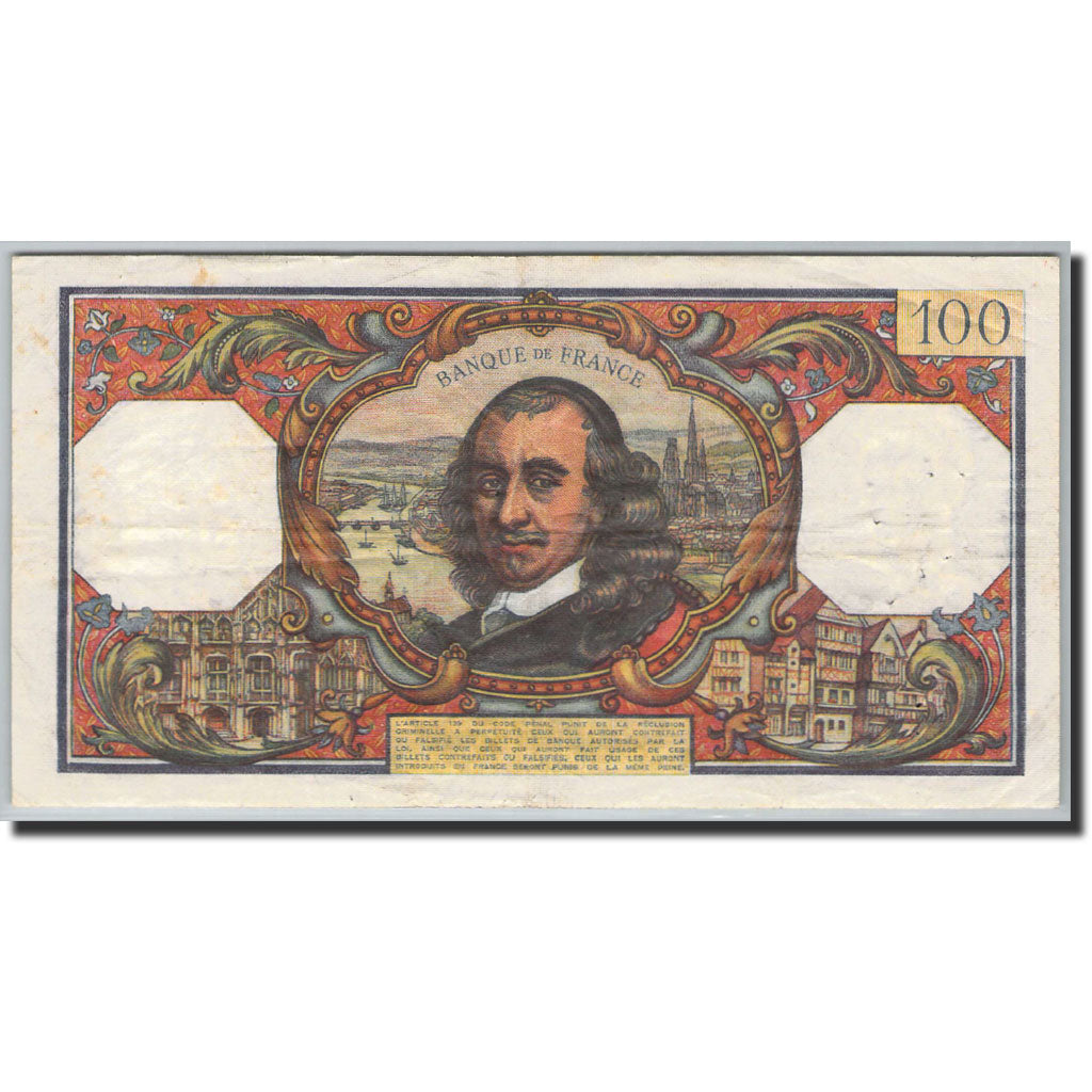 Banknote, France, 100 Francs, 100 F 1964-1979 ''Corneille'', 1964, G.Gouin