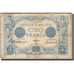 Billete, Francia, 5 Francs, 5 F 1912-1917 ''Bleu'', 1905