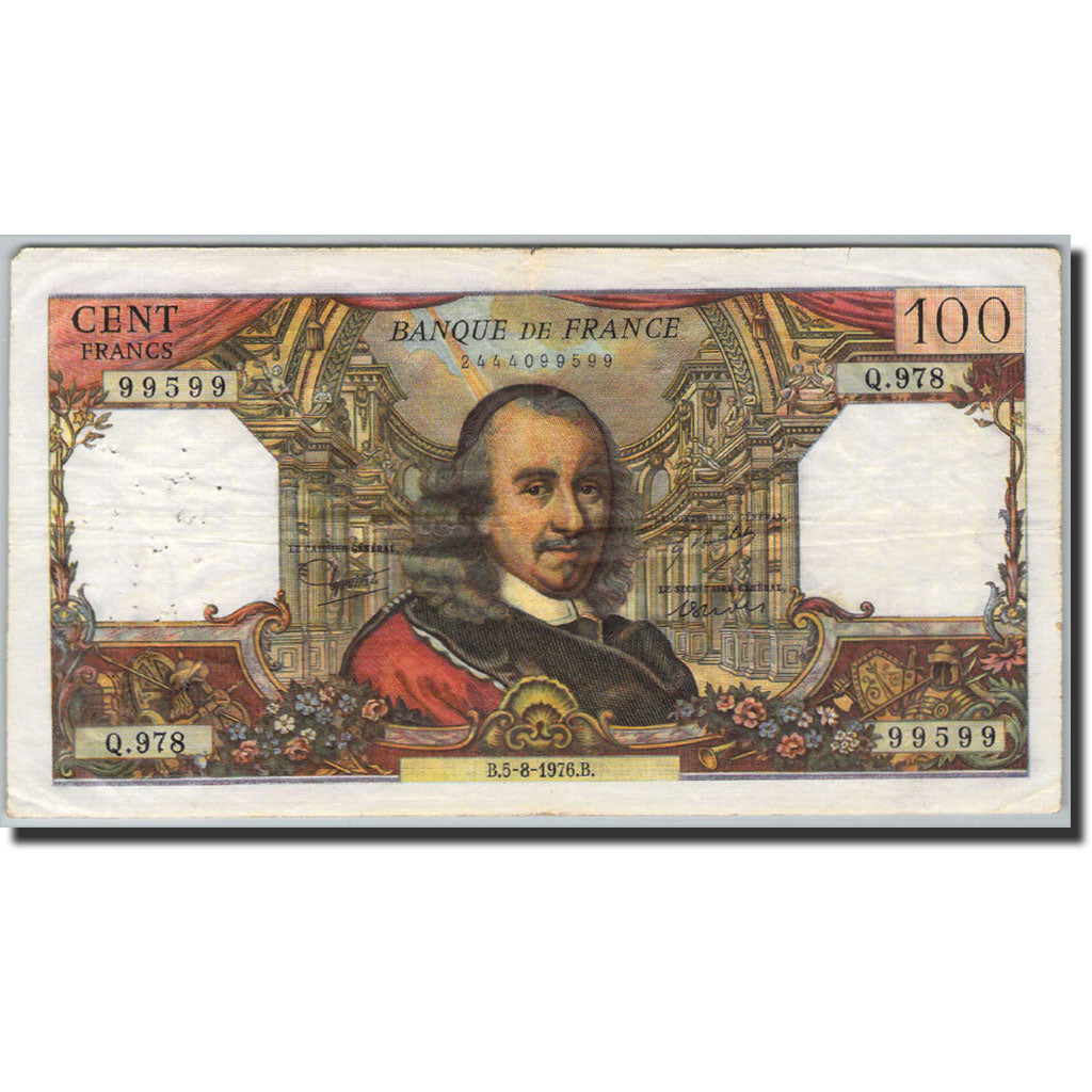Banknote, France, 100 Francs, 100 F 1964-1979 ''Corneille'', 1964, P.