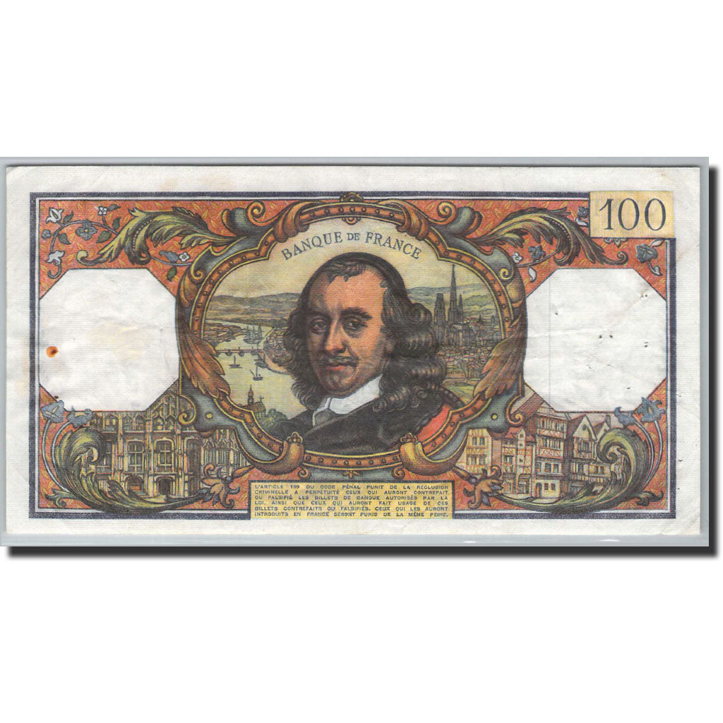 Banknote, France, 100 Francs, 100 F 1964-1979 ''Corneille'', 1964, P.