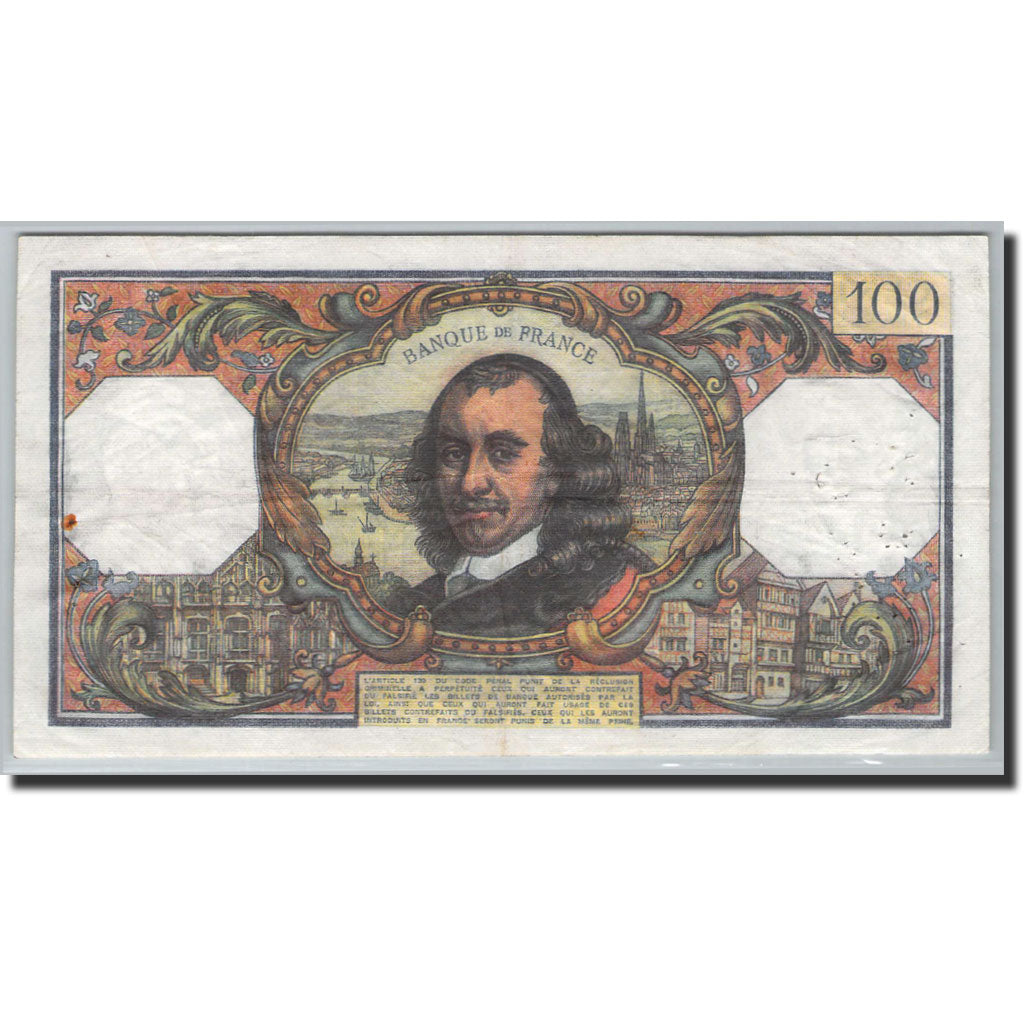 Biljet, Frankrijk, 100 Francs, 100 F 1964-1979 ''Corneille'', 1964, P.