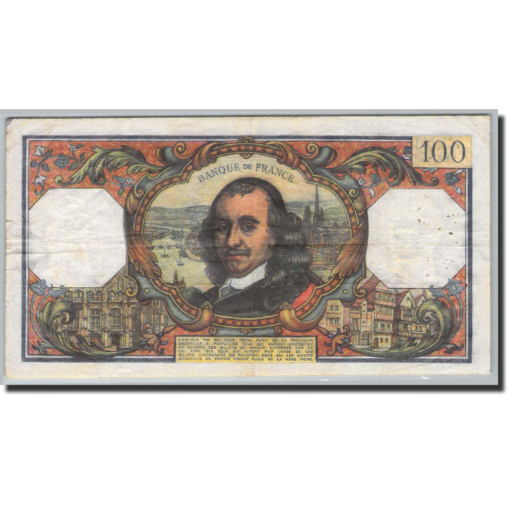 Banknote, France, 100 Francs, 100 F 1964-1979 ''Corneille'', 1964, P.