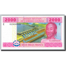 Central African States, 2000 Francs, 2002, 2002, KM:608C, UNC(65-70)