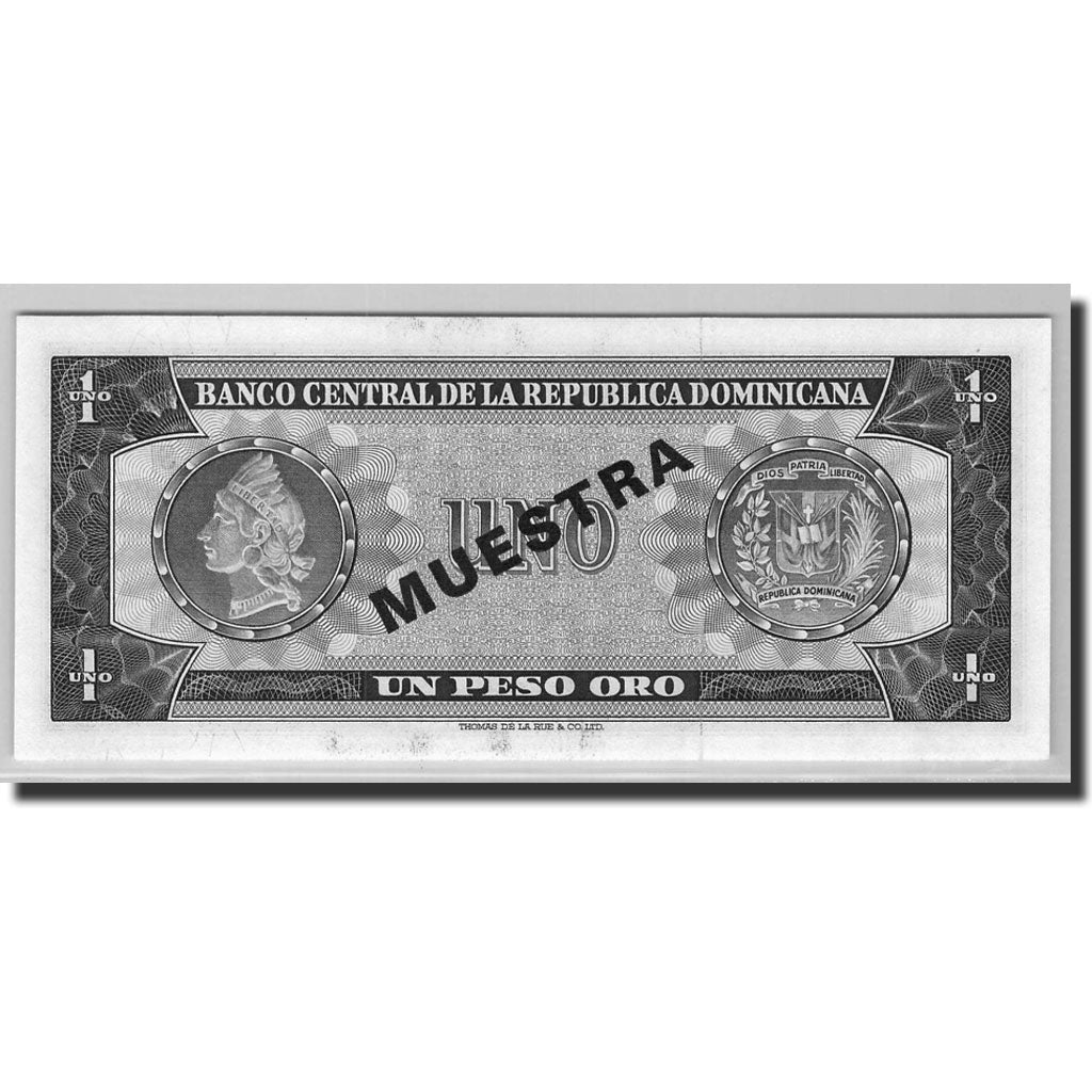 Billete, 1 Peso Oro, 1964-73, República Dominicana, KM:99s3, 1964, UNC