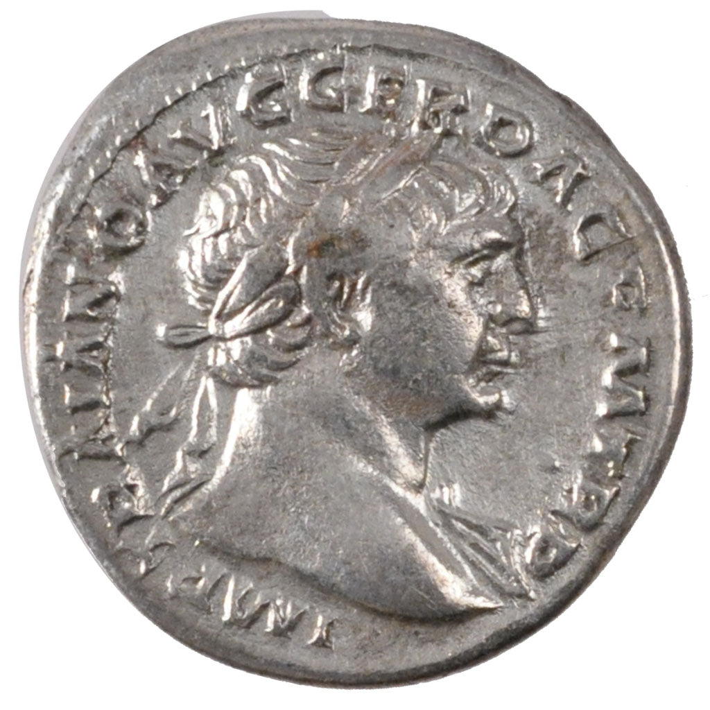 Trajan, Denarius, BB+, Argento, Cohen:81